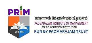 Padmarajam Institute of Management PRIM Madurai official logo