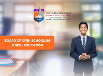 Board of Open Schooling and Skill Education distance learning courses in Madurai